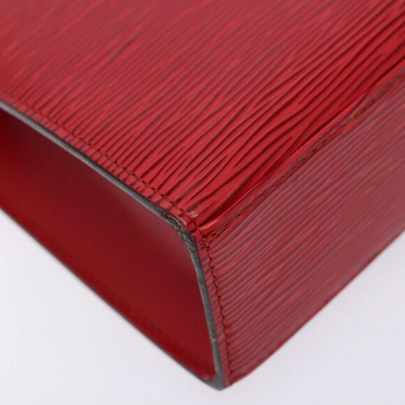 LOUIS VUITTON Epi Malesherbes Hand Bag Red M52377 LV Auth 137028 - Picture 5 of 16